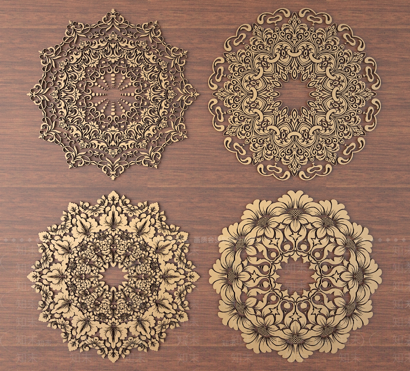 法式欧式雕花3D模型下载【ID:1197350715】