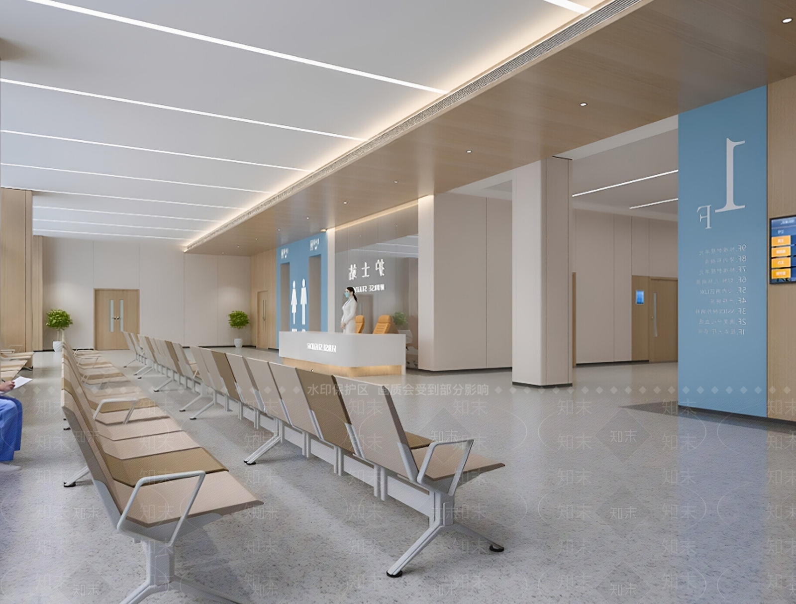 现代医院SU模型下载【ID:1197351637】