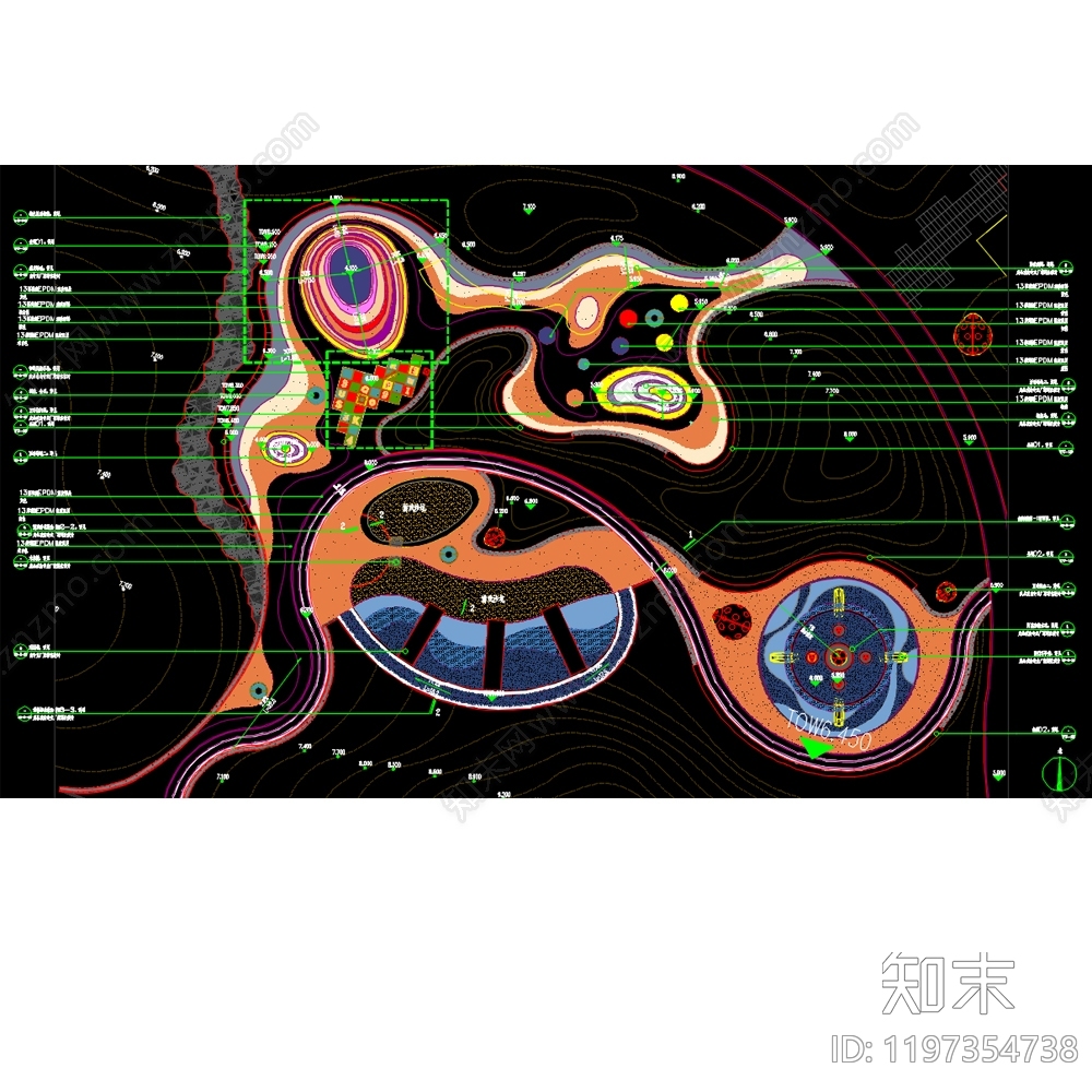 儿童公园施工图下载【ID:1197354738】