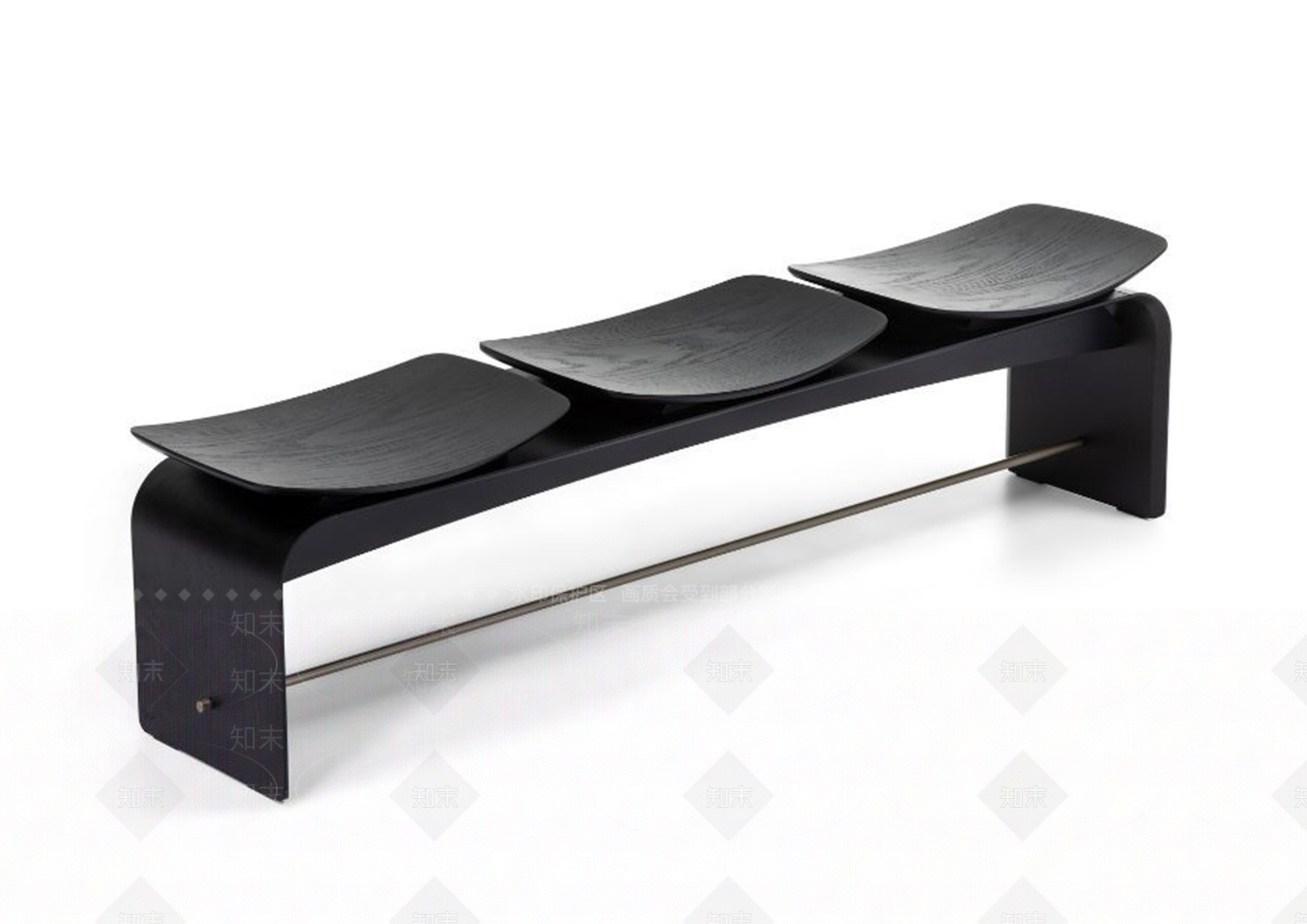 现代中古沙发凳SU模型下载【ID:1197356880】