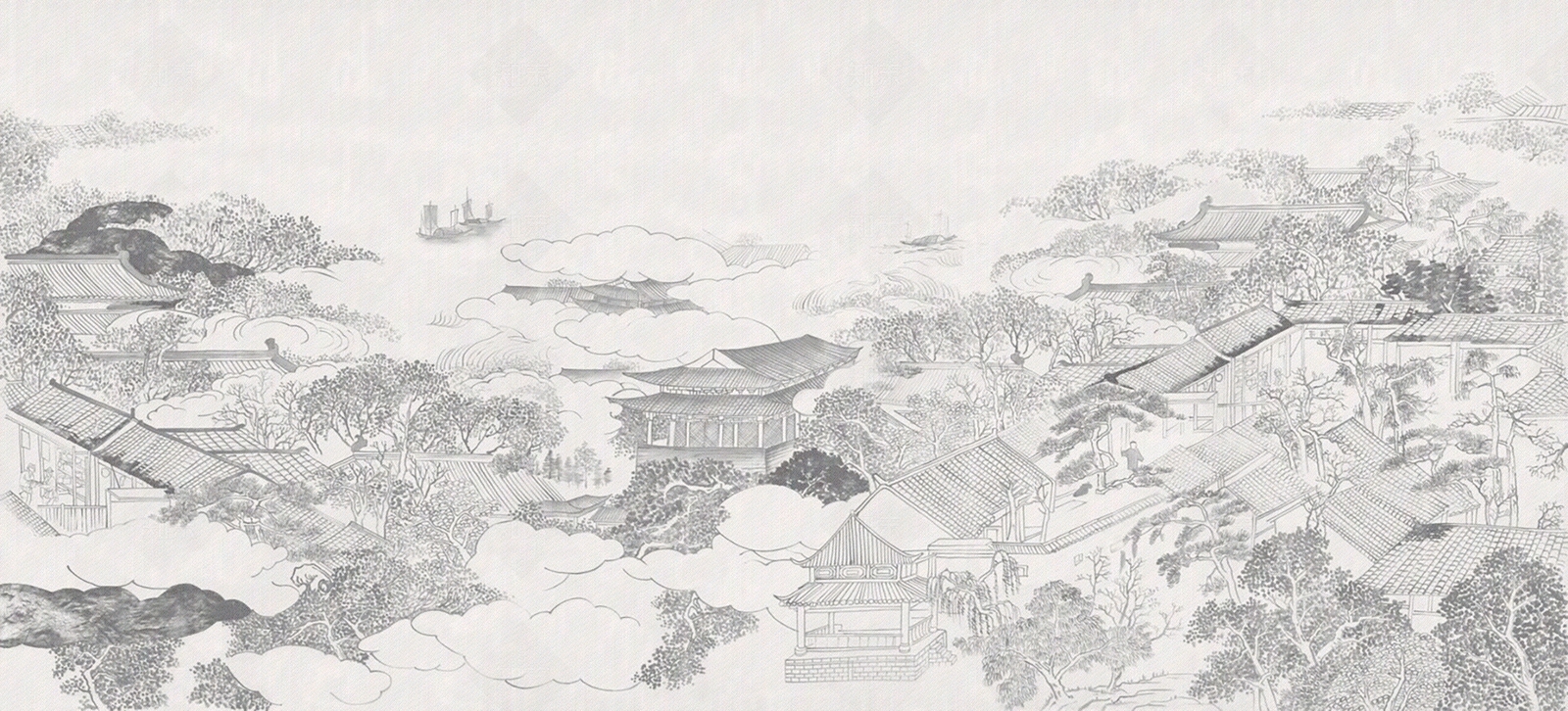 新中式中式硬包贴图下载【ID:1197359483】