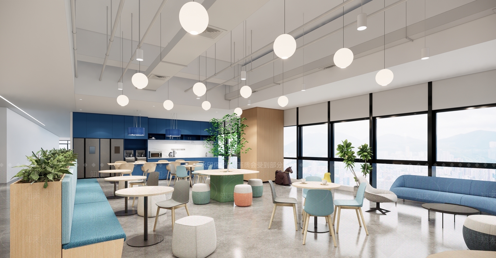 现代茶水间SU模型下载【ID:1197360273】