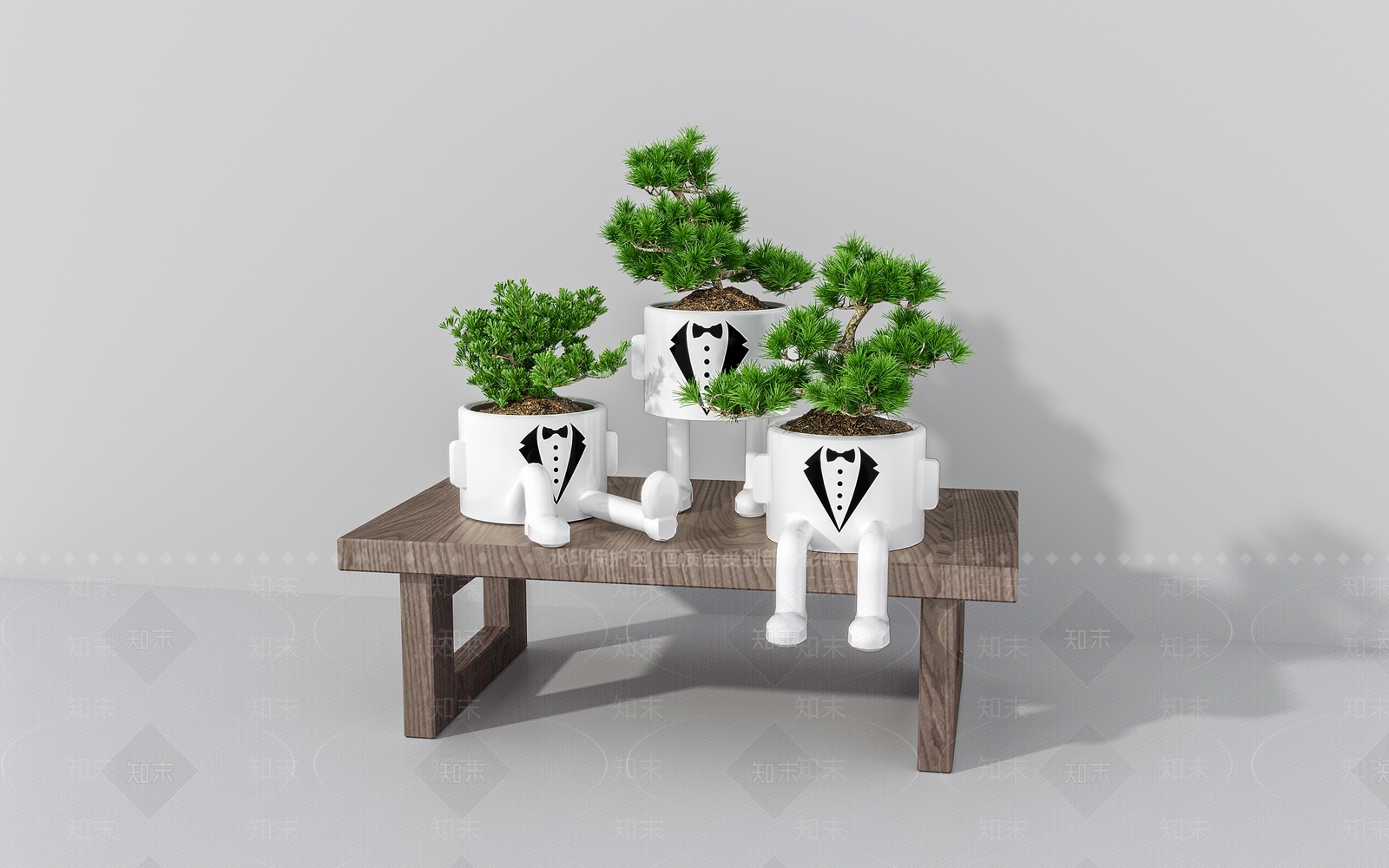 盆栽3D模型下载【ID:1197364962】
