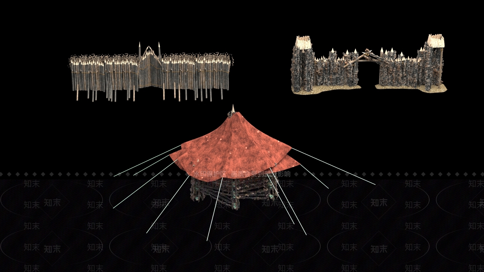 现代艺术风格建筑3D模型下载【ID:1197366512】