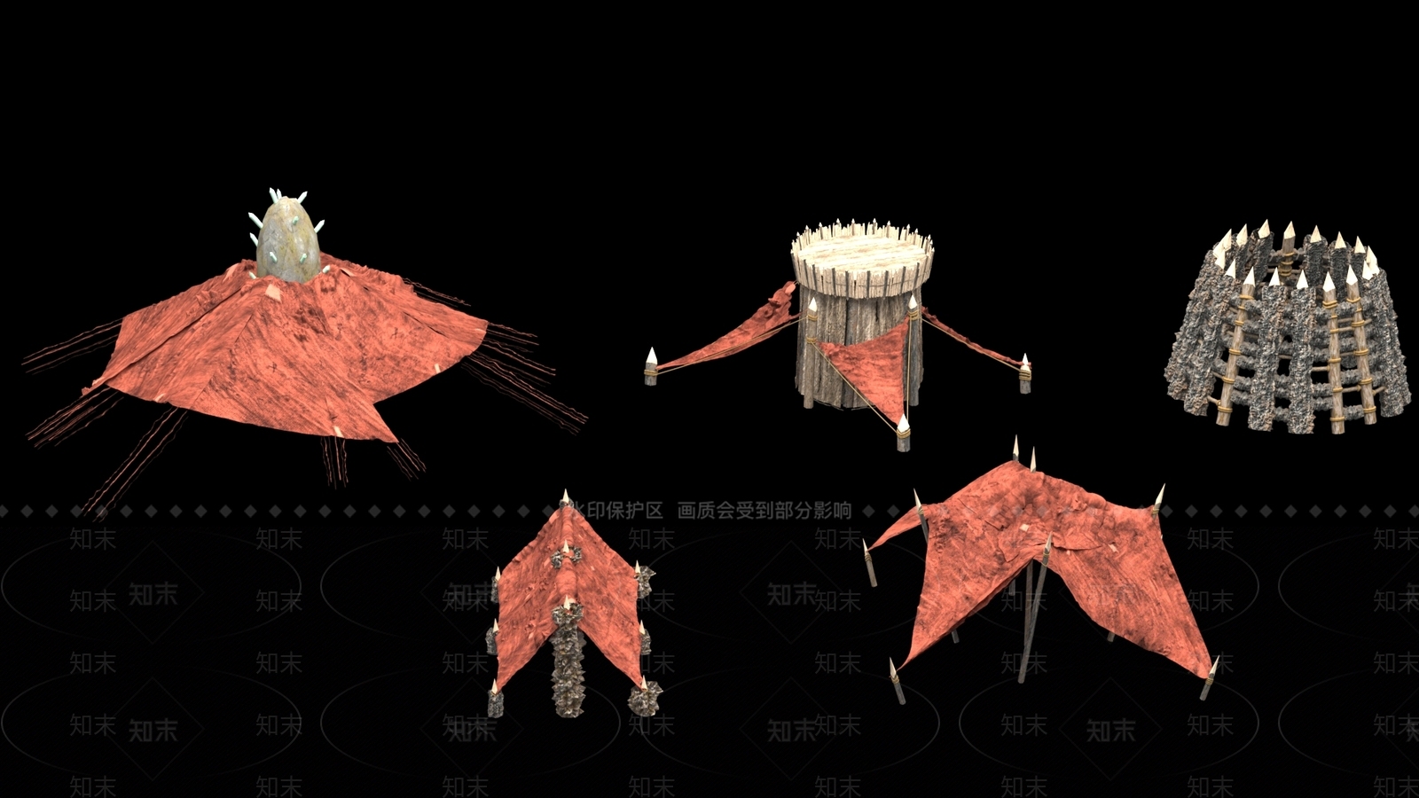 现代艺术风格建筑3D模型下载【ID:1197366693】