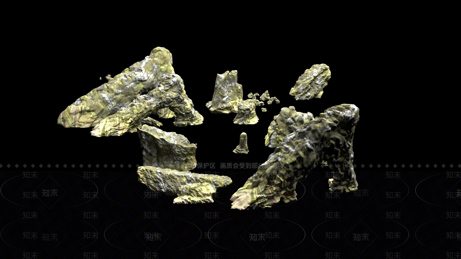 现代石头3D模型下载【ID:1197368257】