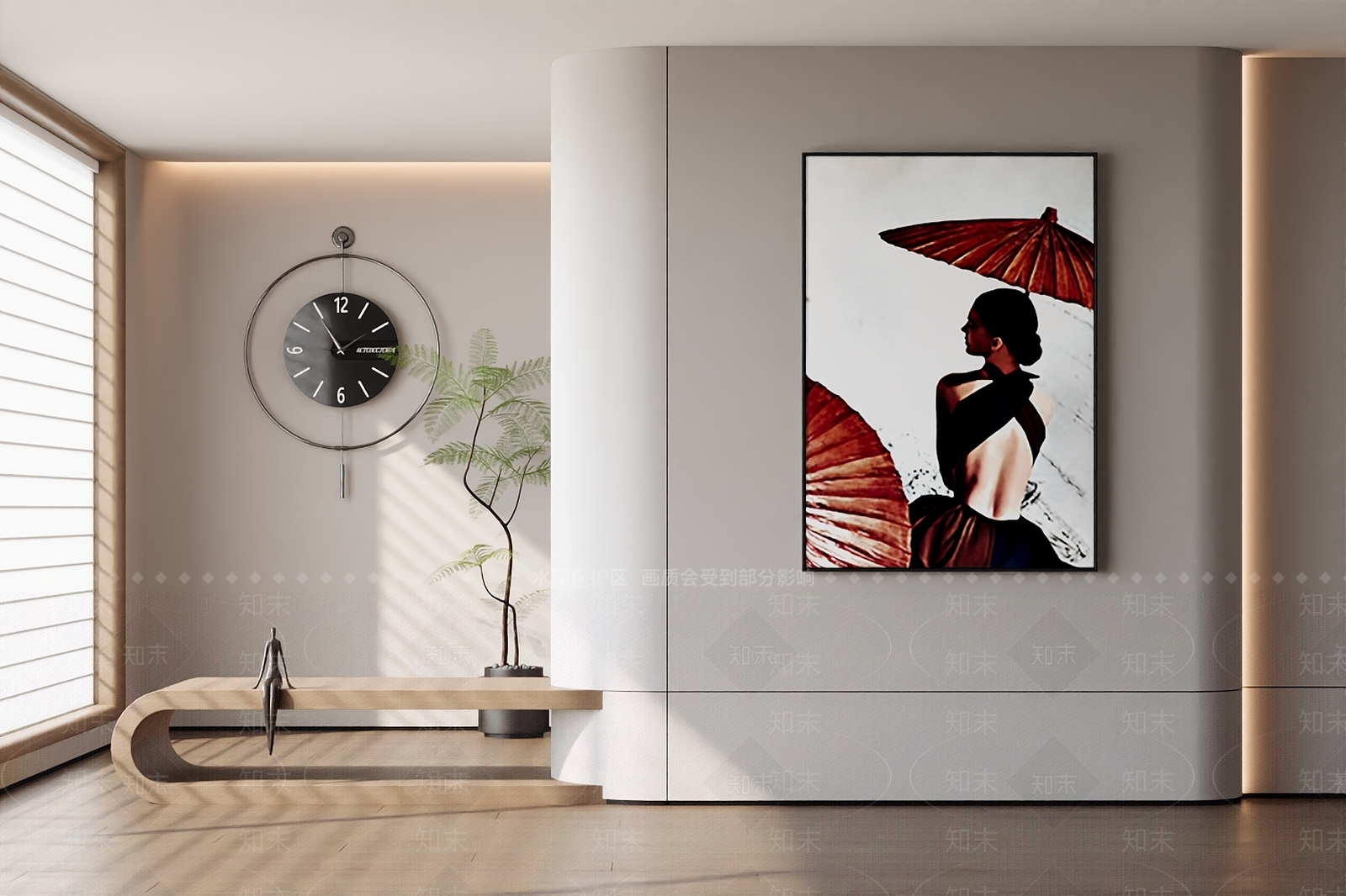 现代轻奢挂画3D模型下载【ID:1197380283】