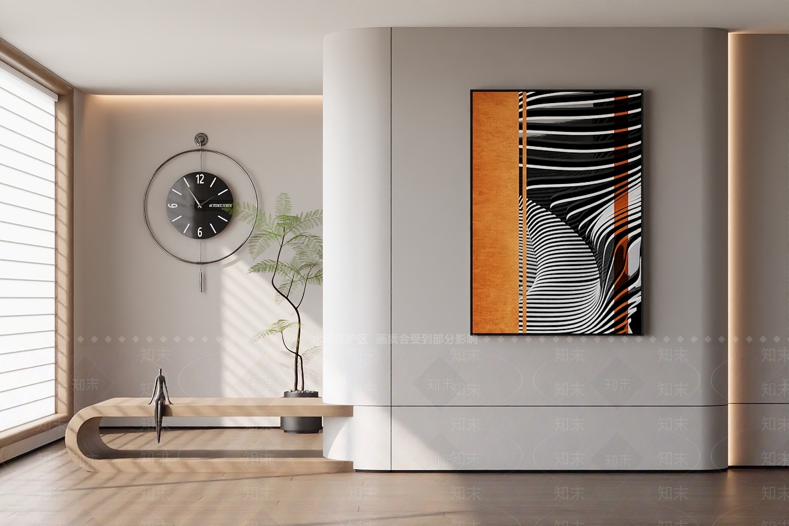 意式轻奢挂画3D模型下载【ID:1197381643】