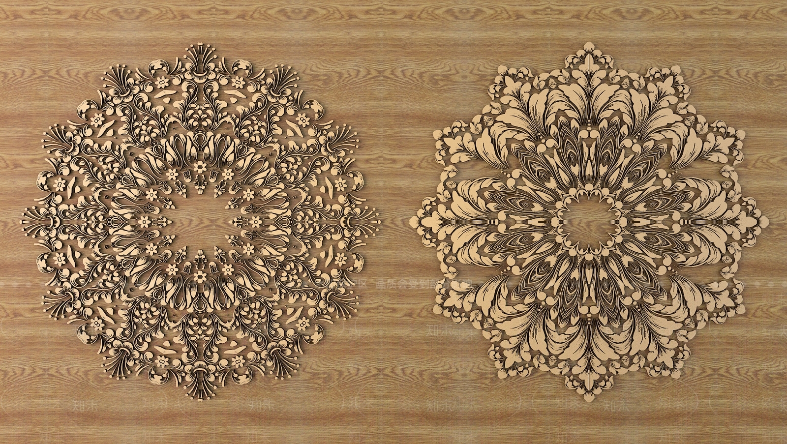 法式欧式雕花3D模型下载【ID:1197384374】