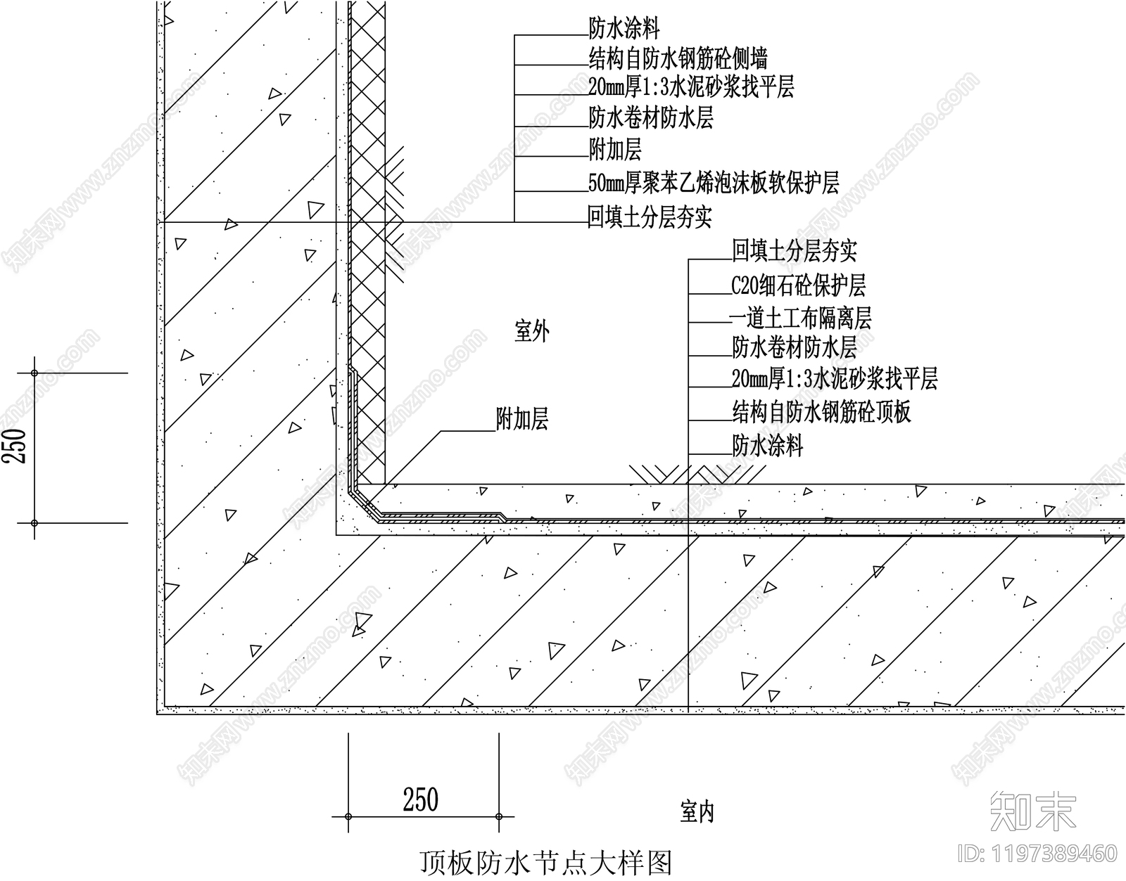 卫生间防水施工图下载【ID:1197389460】