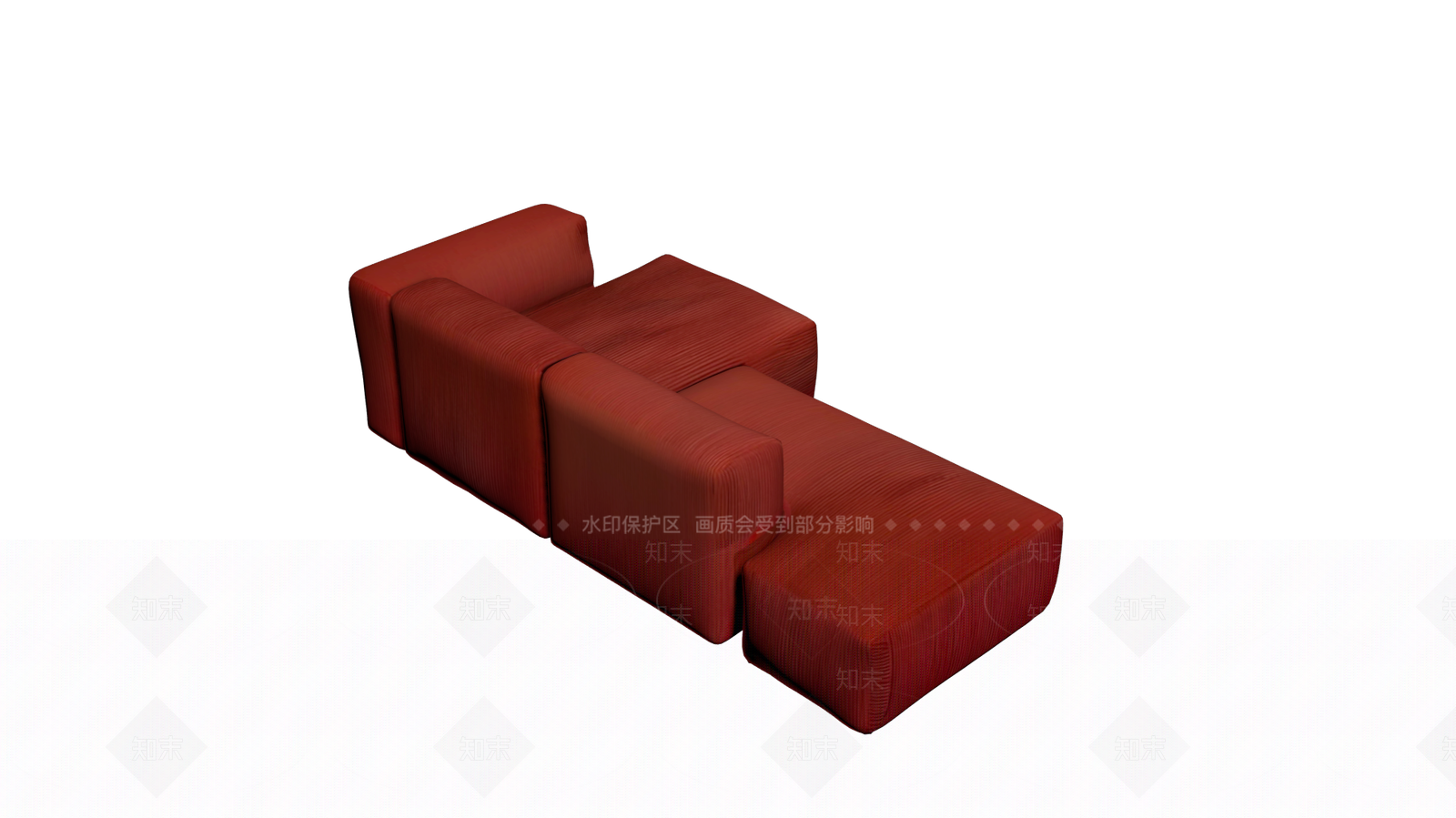 现代多人沙发SU模型下载【ID:1197392848】