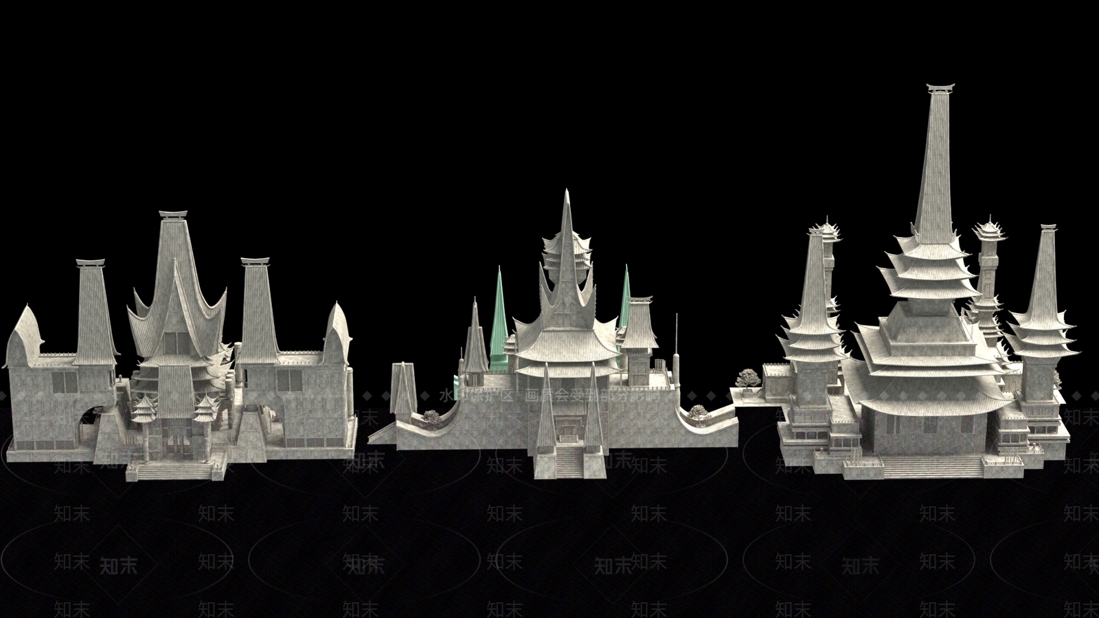 古建3D模型下载【ID:1197397359】