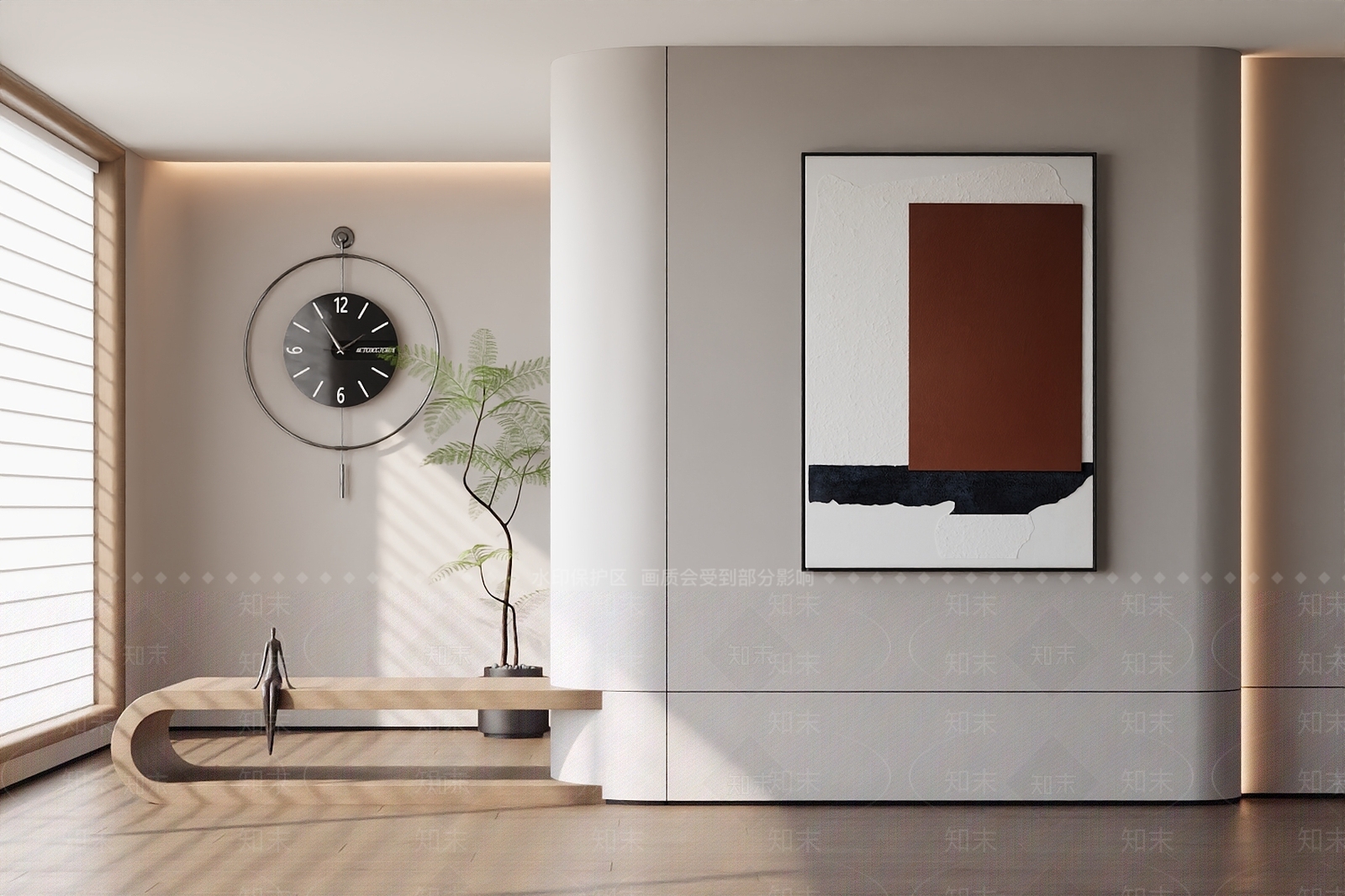 意式轻奢挂画3D模型下载【ID:1197396623】