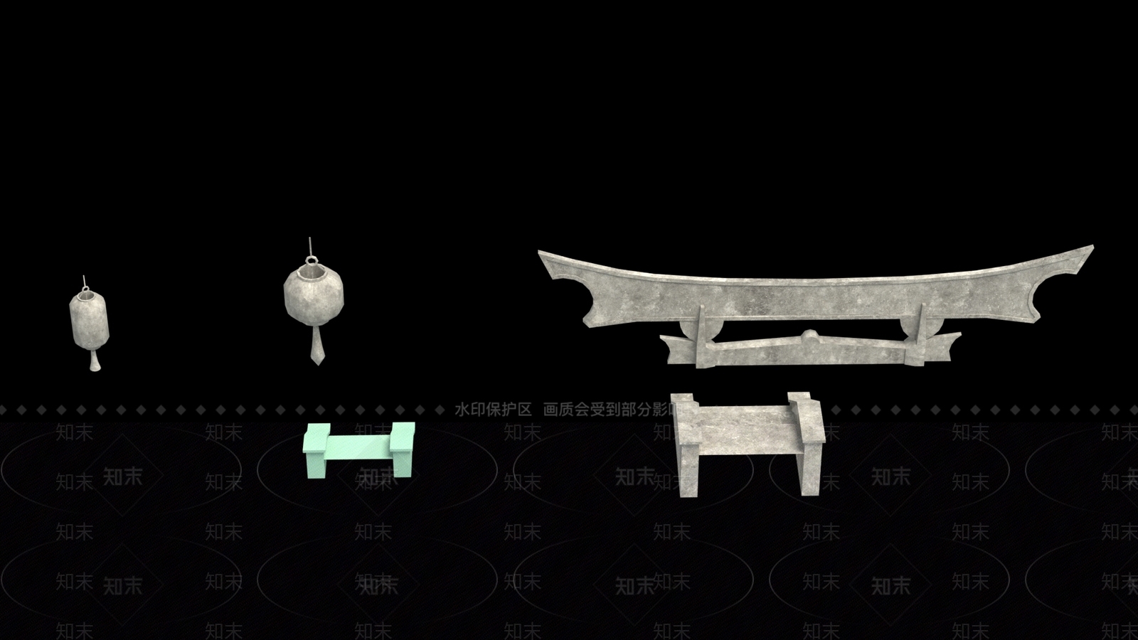 古建筑SU模型下载【ID:1197399461】
