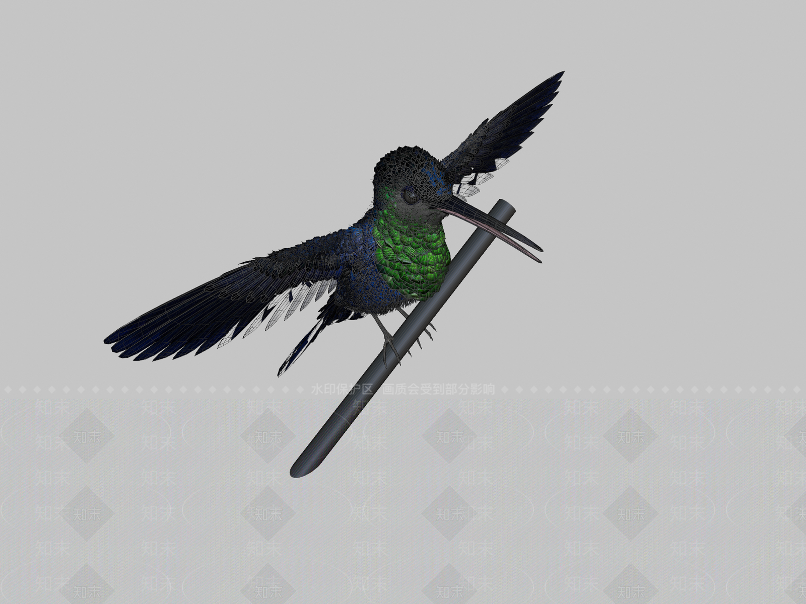 飞行类动物3D模型下载【ID:1197401000】
