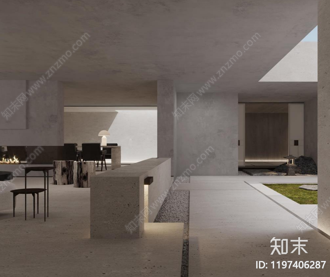 极简现代别墅下载【ID:1197406287】