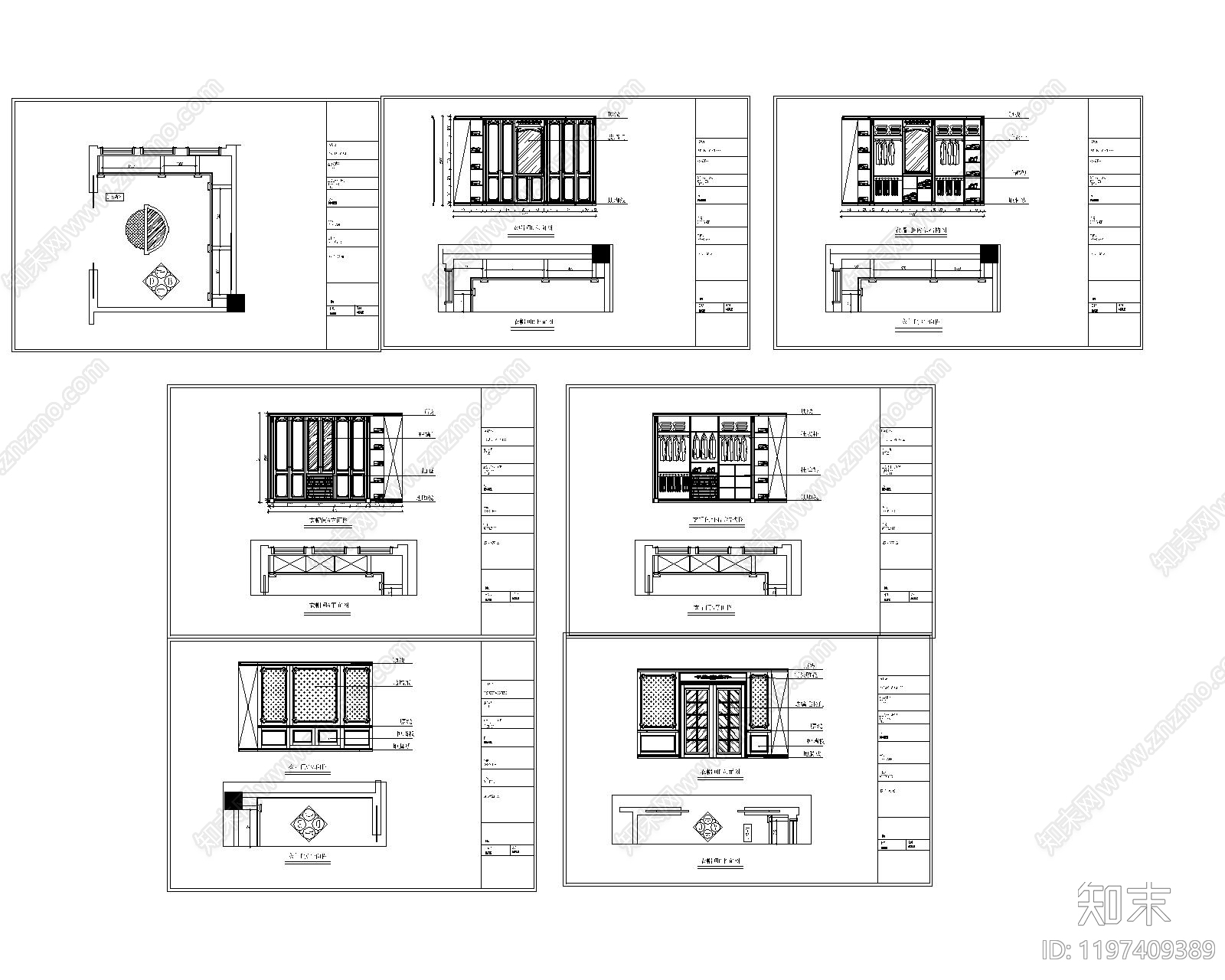 展览展厅家具cad施工图下载【ID:1197409389】