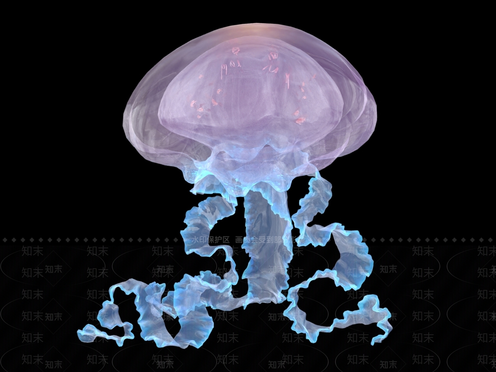 水生类动物3D模型下载【ID:1197422401】