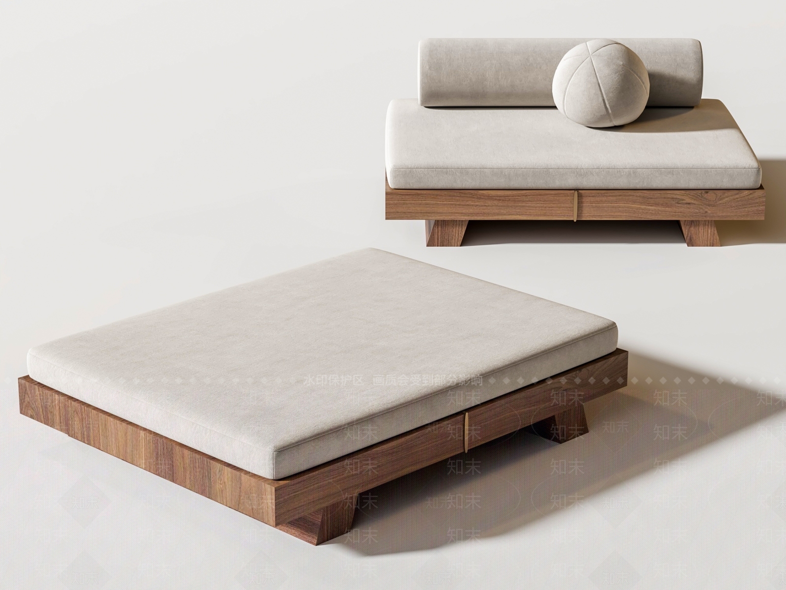 中式新中式沙发凳SU模型下载【ID:1197424071】