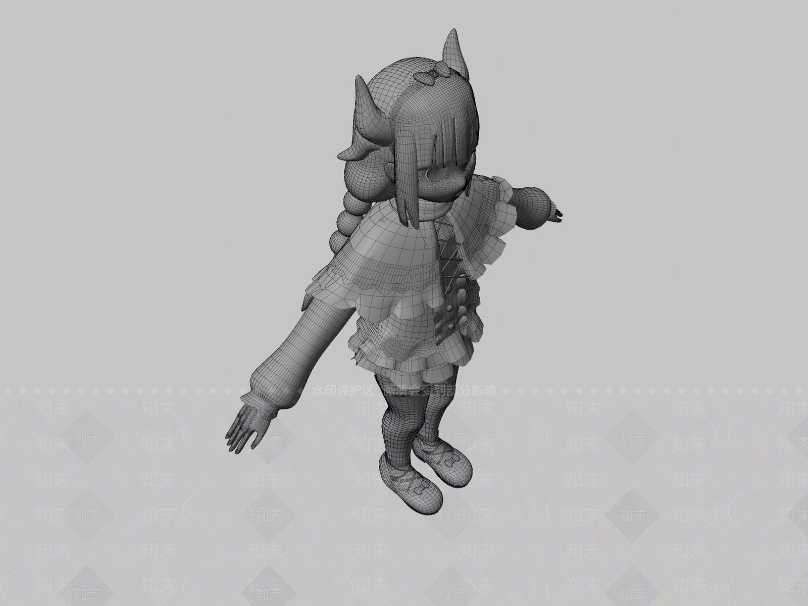 虚拟人物3D模型下载【ID:1197424455】