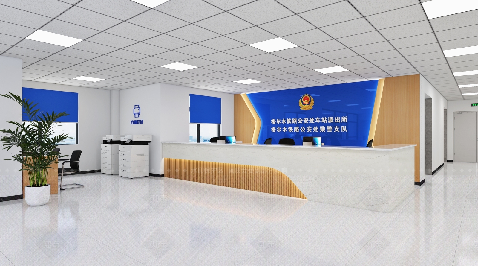 现代简约其他办公空间3D模型下载【ID:1197427445】