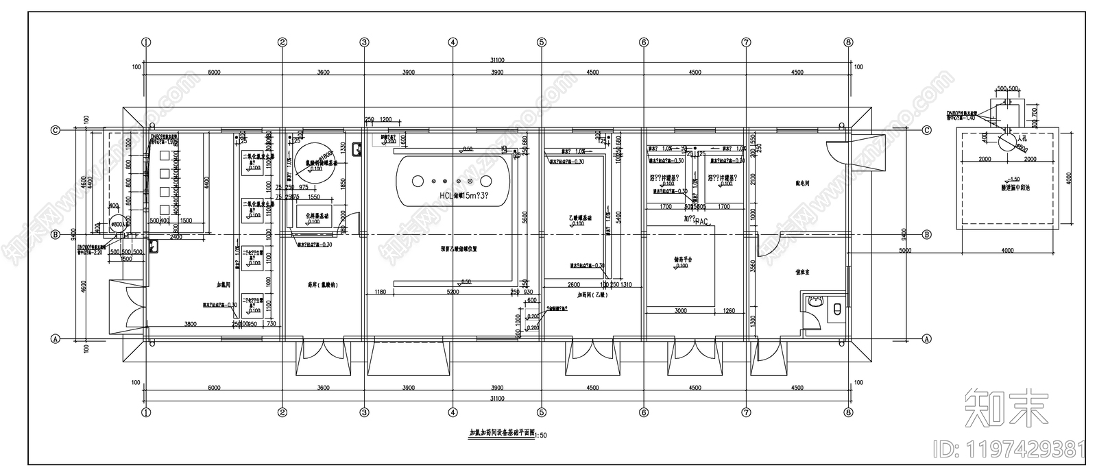 水处理施工图下载【ID:1197429381】