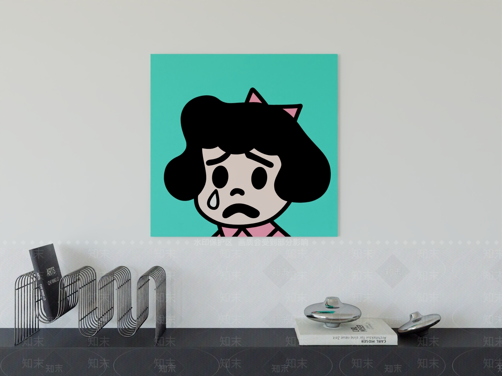 现代简约挂画3D模型下载【ID:1197429784】