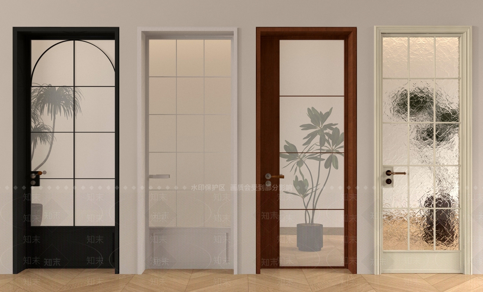 法式单开门3D模型下载【ID:1197429716】