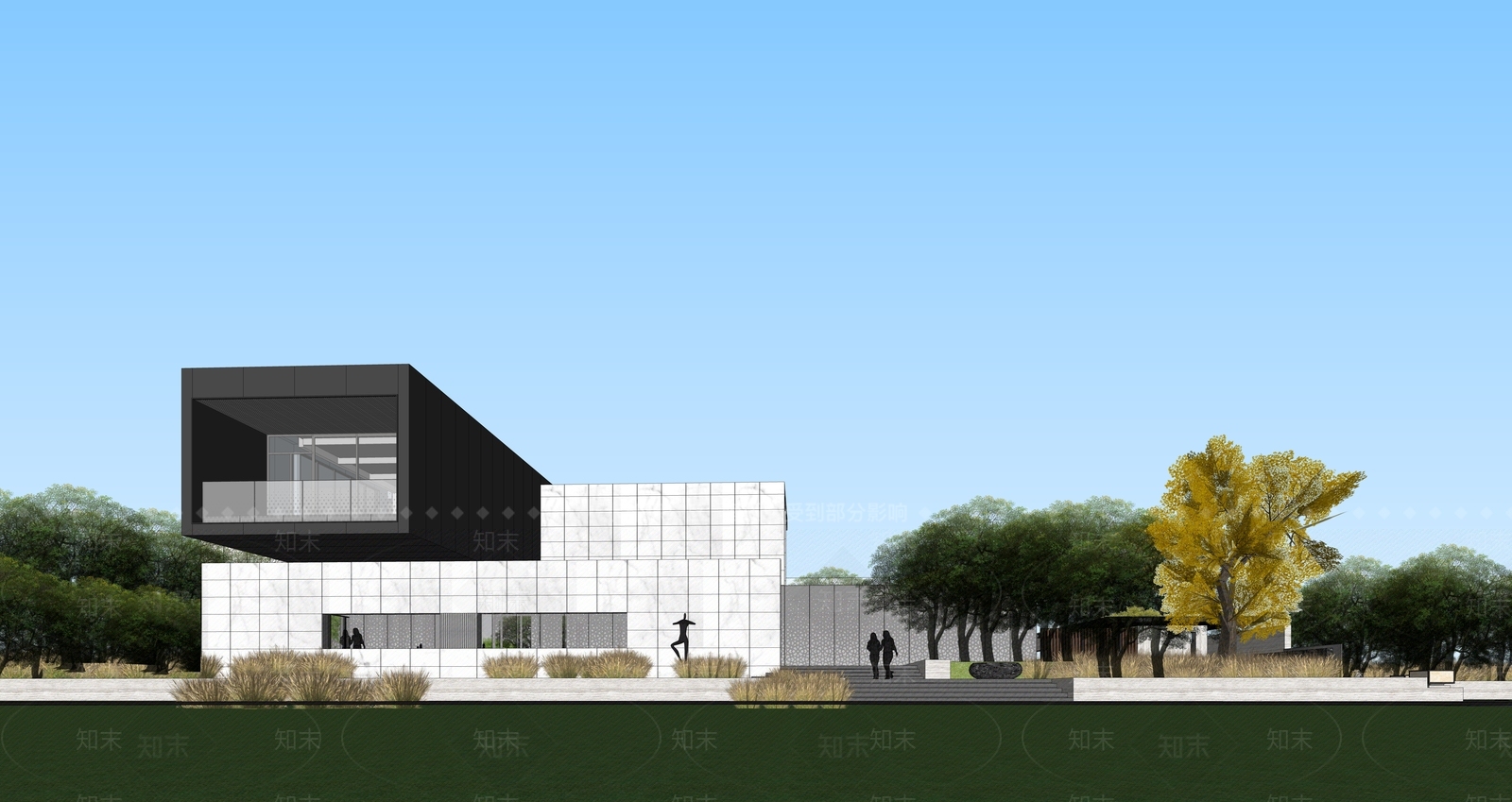 现代小公建SU模型下载【ID:1197438678】