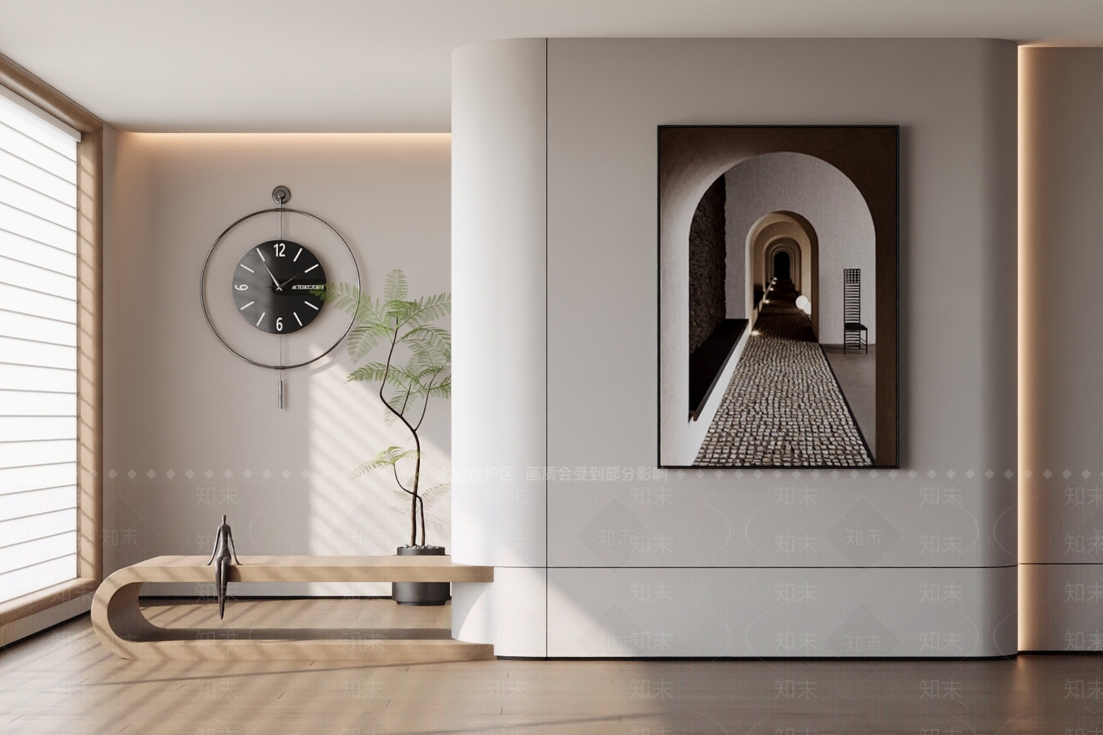 现代意式挂画3D模型下载【ID:1197444516】