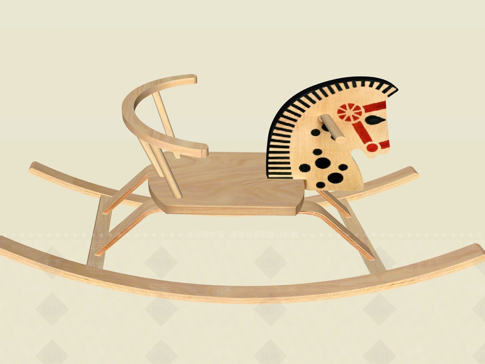 木马SU模型下载【ID:1197452359】