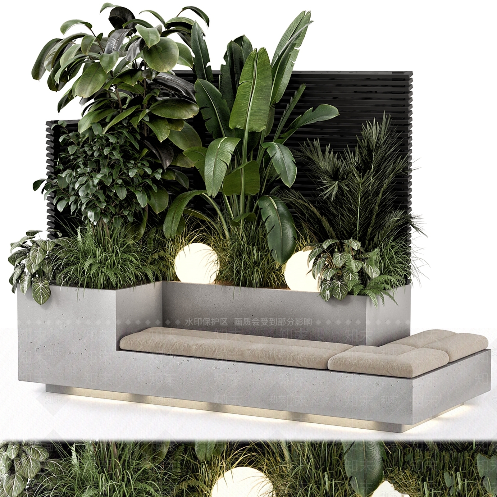 盆栽3D模型下载【ID:1197453979】