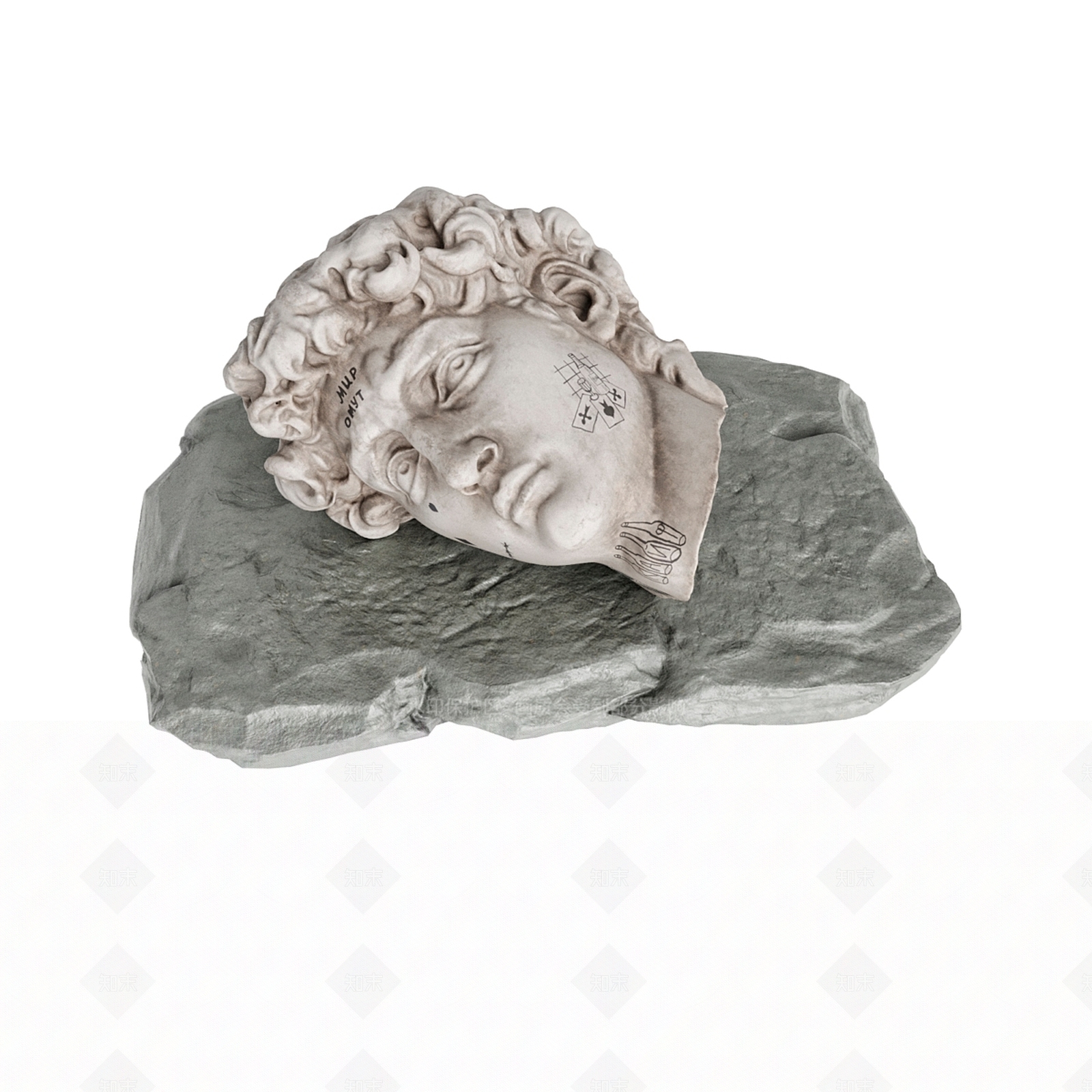 雕塑摆件3D模型下载【ID:1197457254】