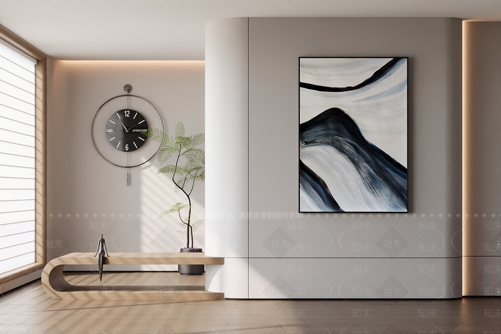 意式轻奢挂画3D模型下载【ID:1197459697】