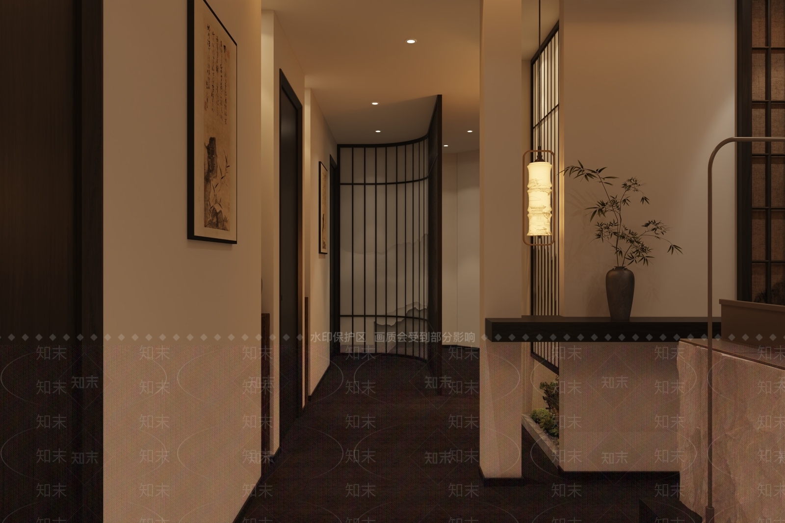 中式美容院3D模型下载【ID:1197465709】
