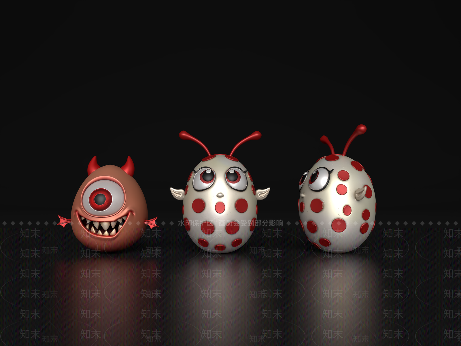 现代工业摆件组合3D模型下载【ID:1197466373】