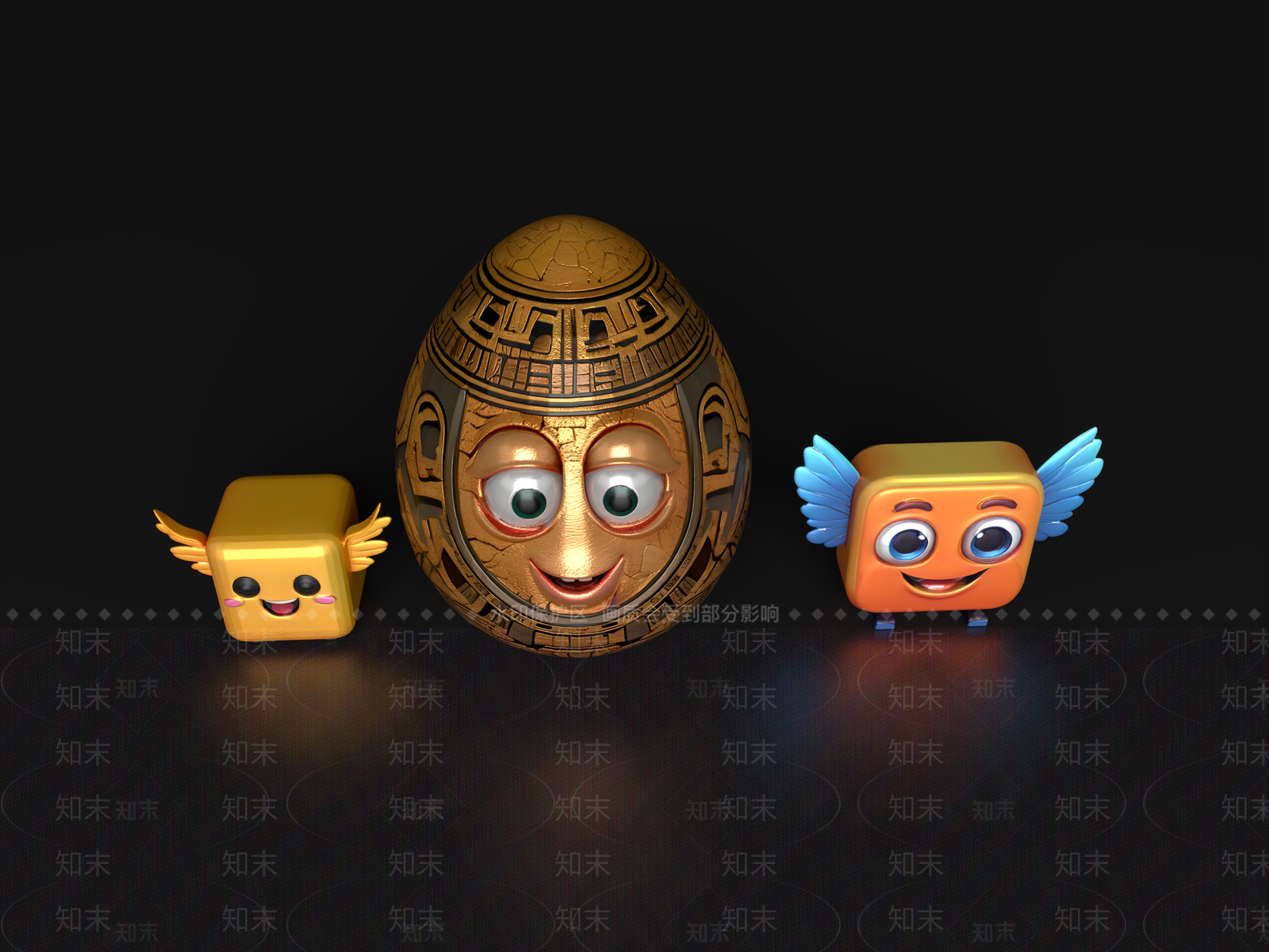 现代工业摆件组合3D模型下载【ID:1197466414】