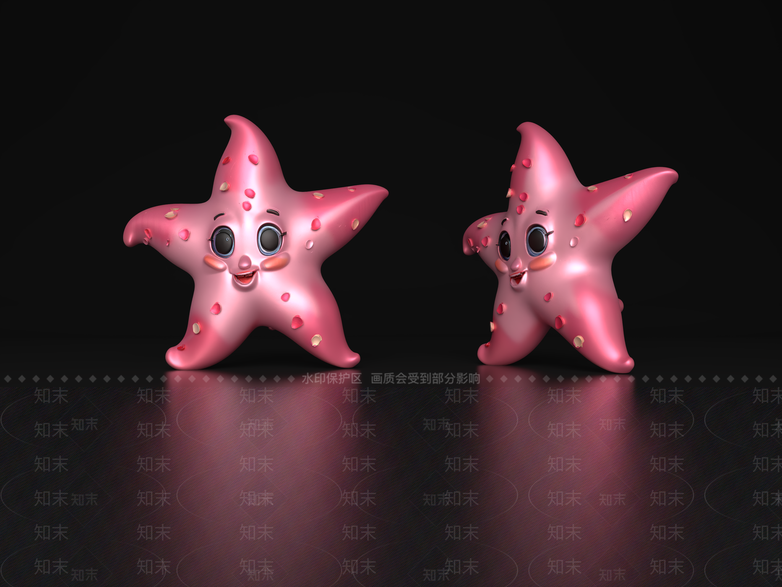 水生类动物3D模型下载【ID:1197466866】