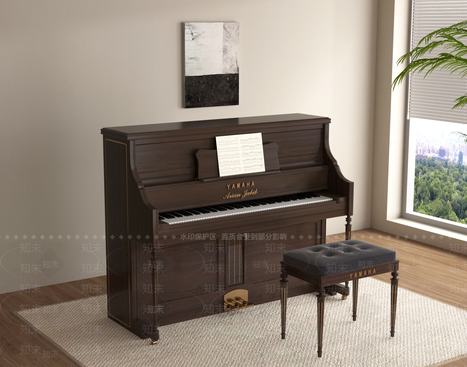 乐器SU模型下载【ID:1197468740】