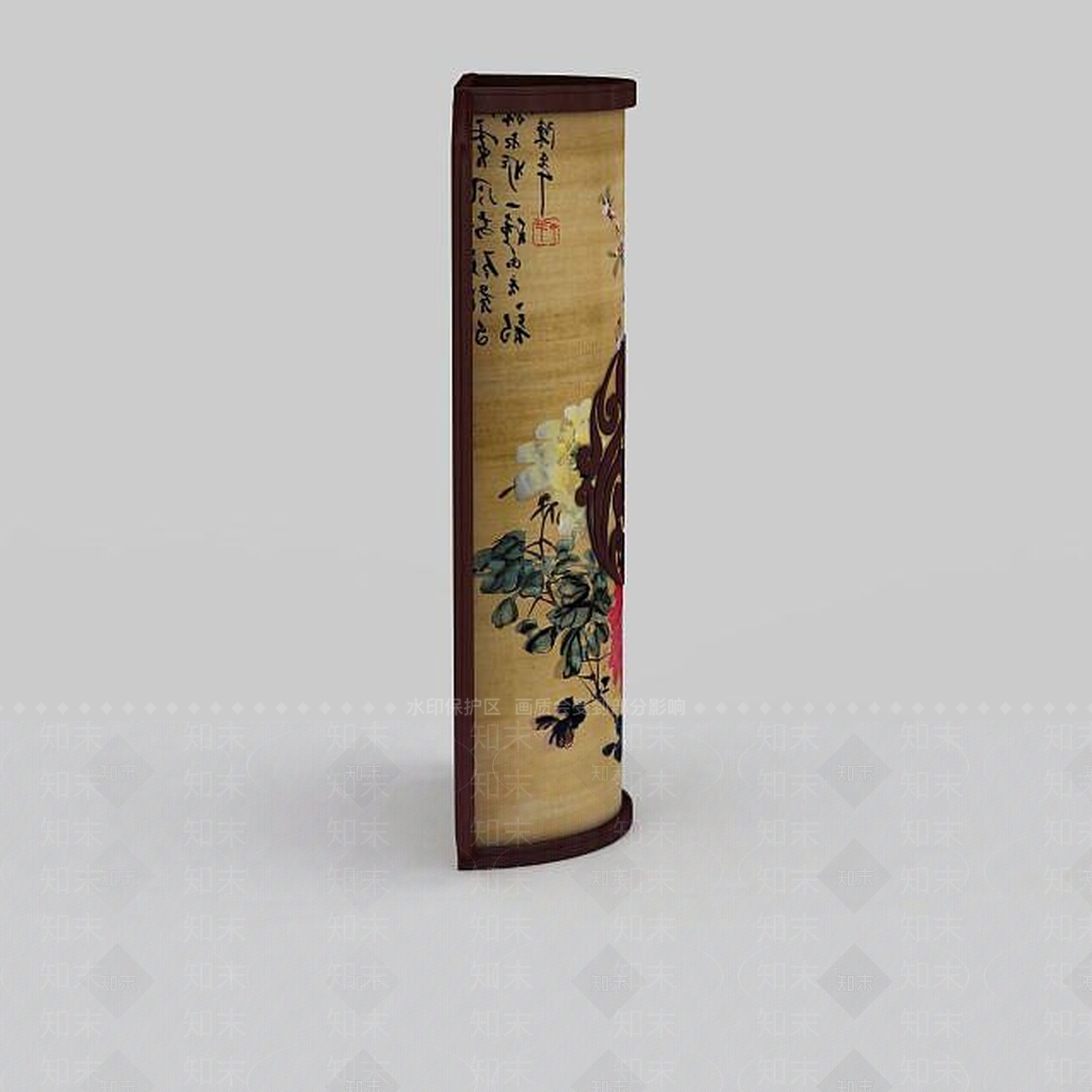 中式壁灯3D模型下载【ID:1197469672】