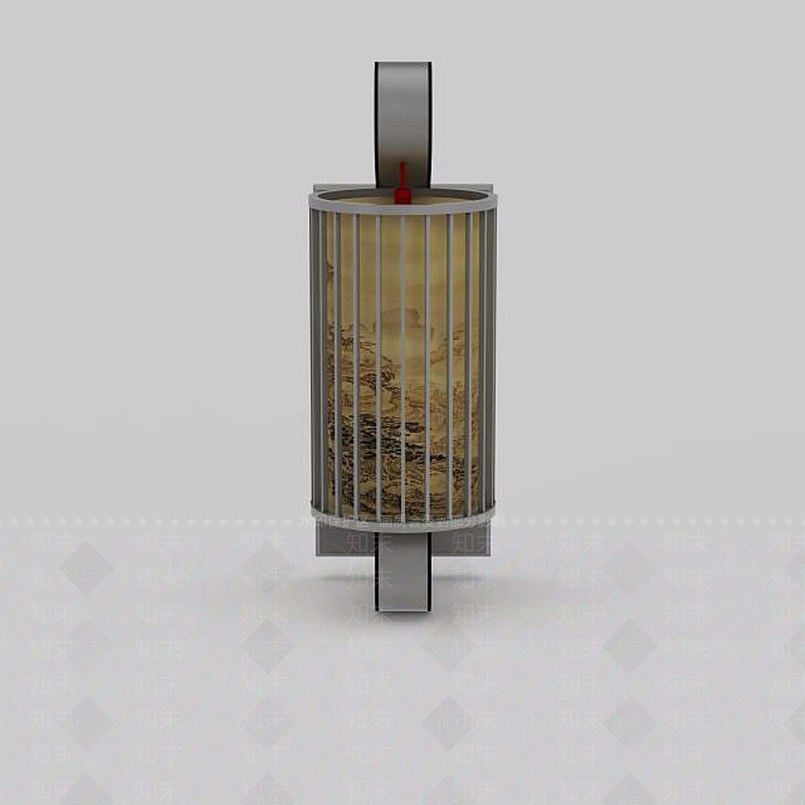 现代复古壁灯3D模型下载【ID:1197469749】