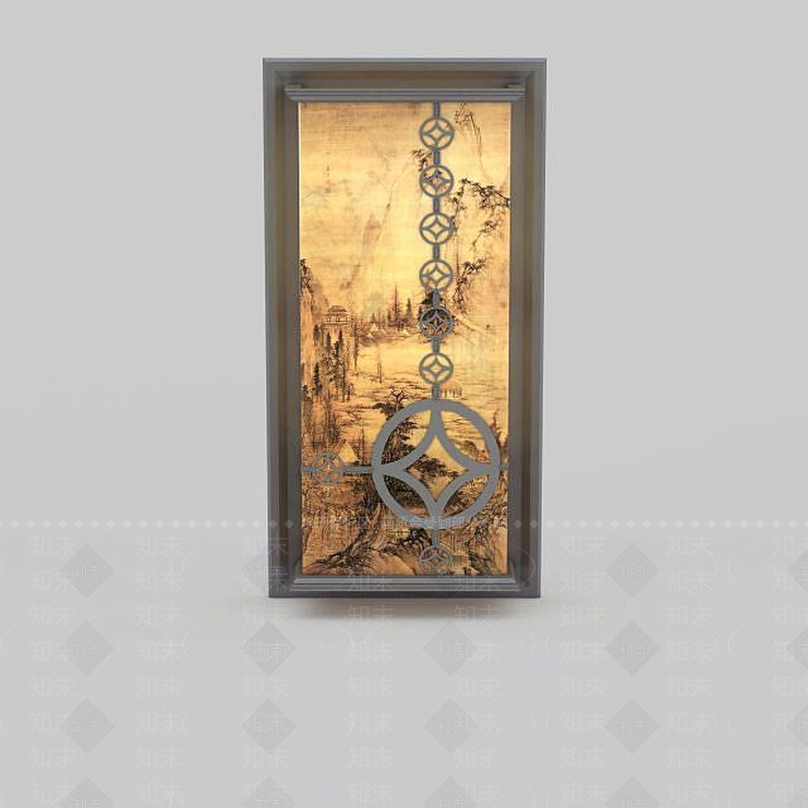 现代简约壁灯3D模型下载【ID:1197469816】
