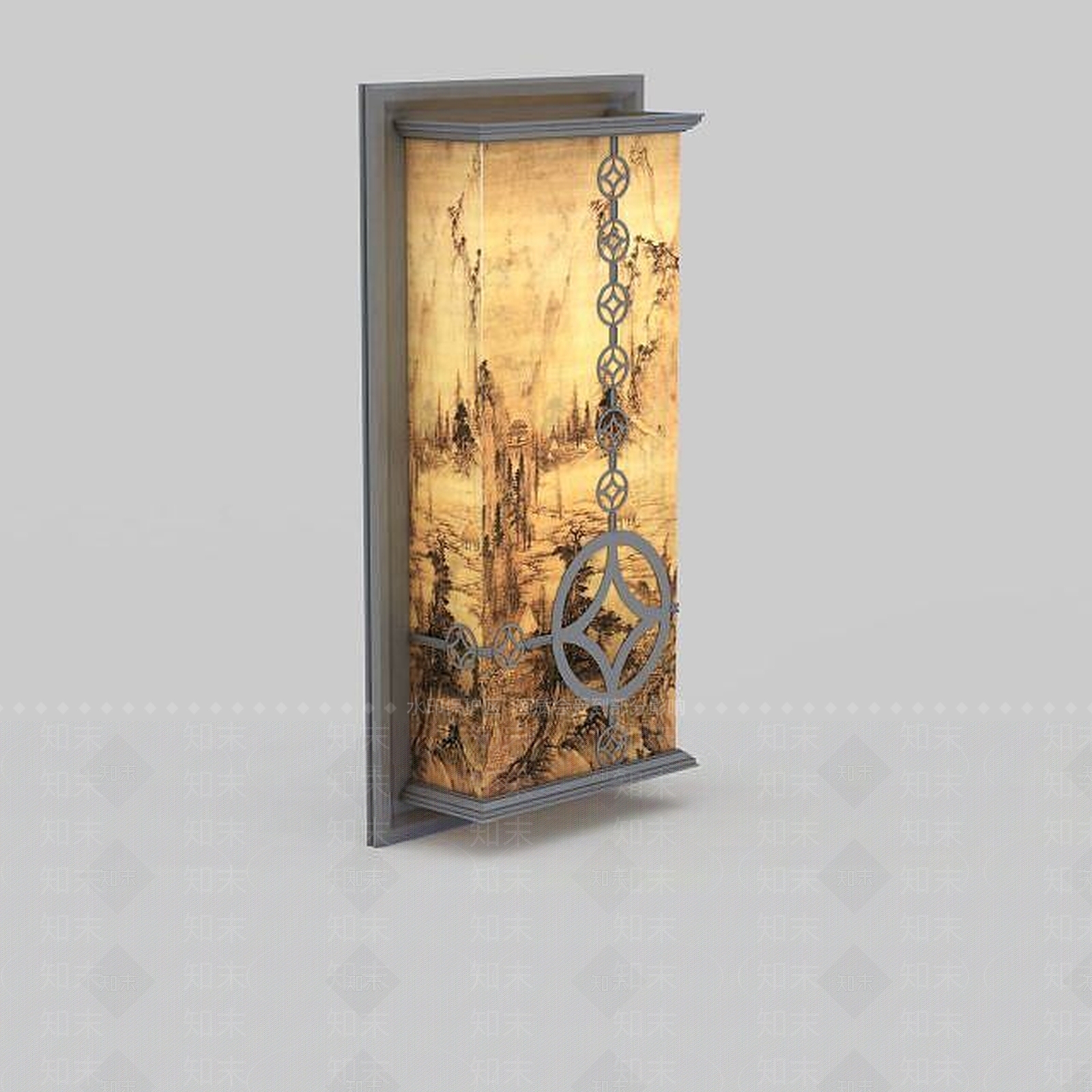 现代简约壁灯3D模型下载【ID:1197469816】