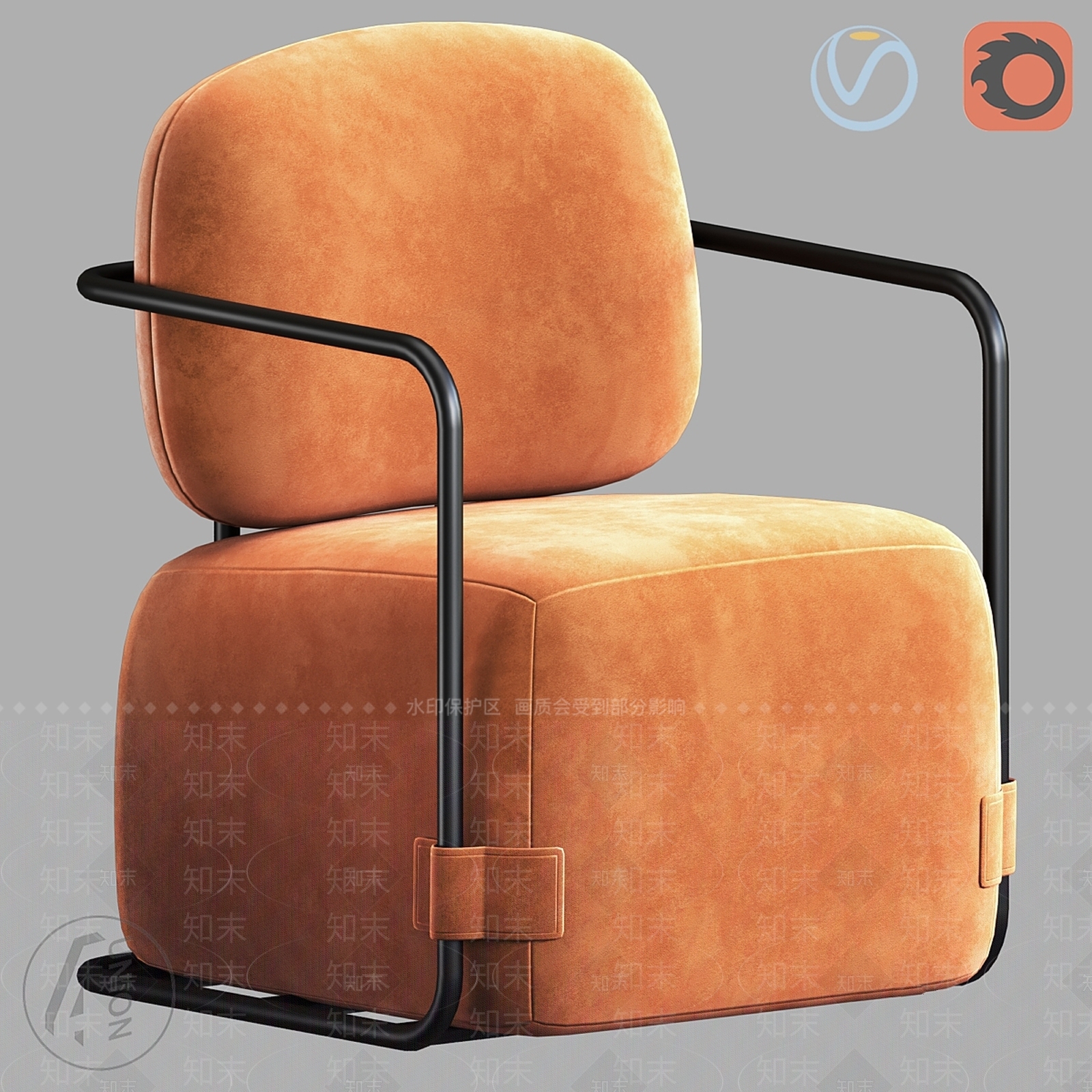 休闲椅3D模型下载【ID:1197469954】