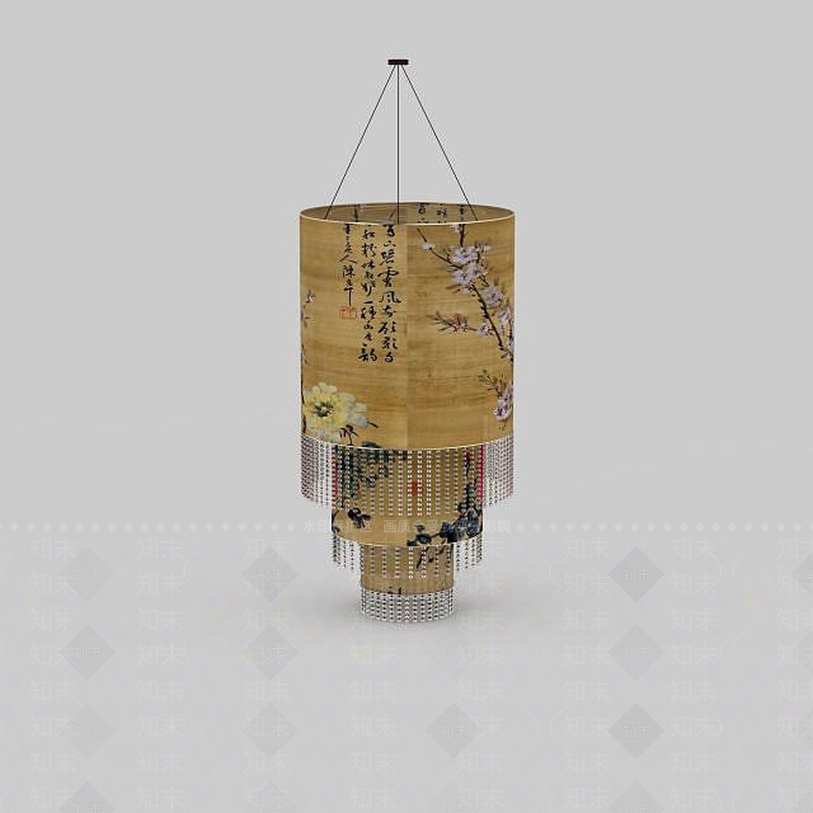 现代古典吊灯3D模型下载【ID:1197470134】