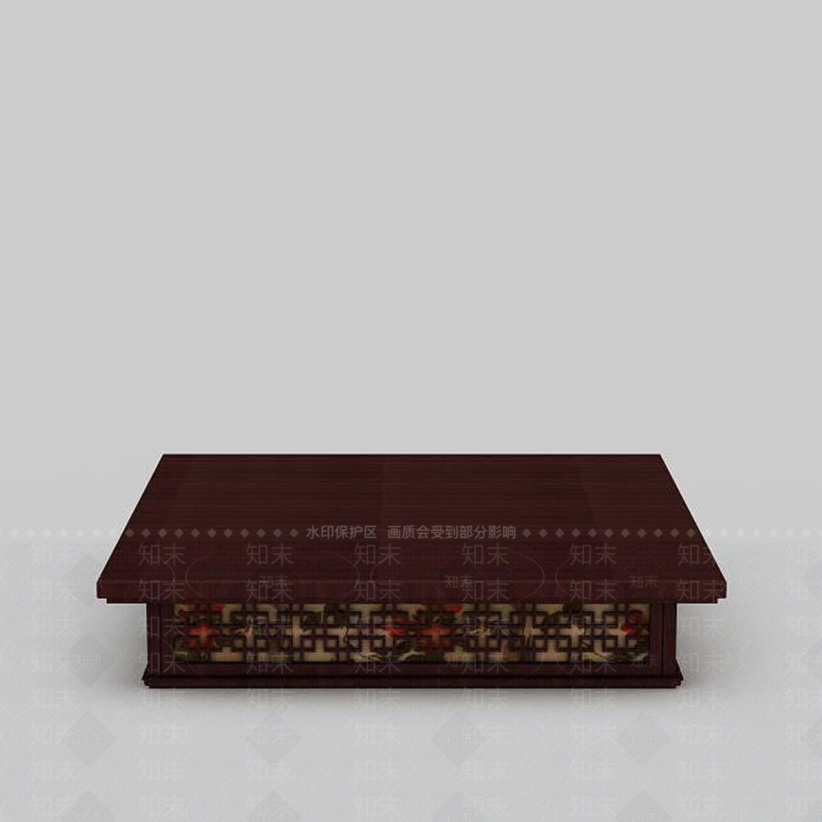 中式吸顶灯3D模型下载【ID:1197470454】