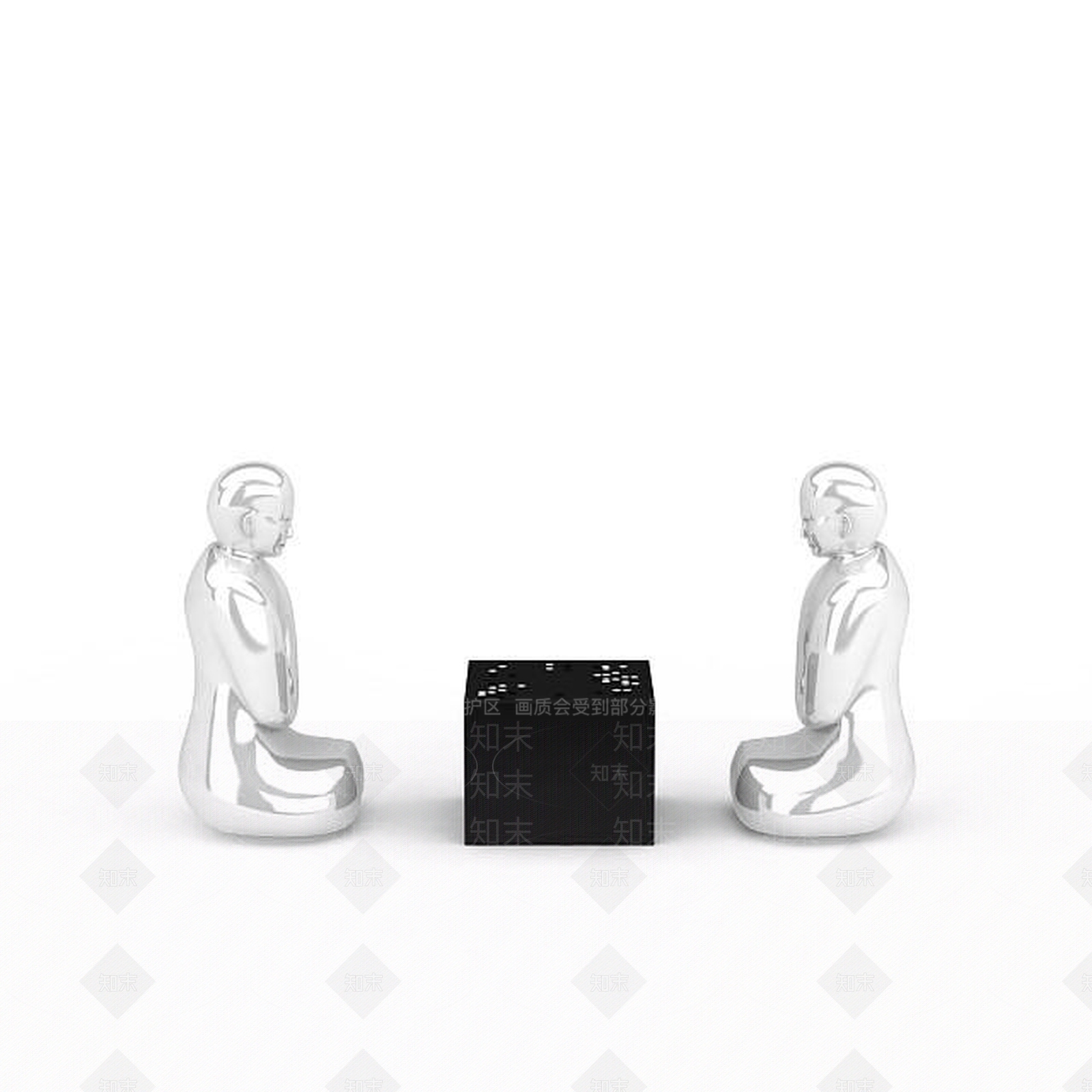 现代棋手雕像3D模型下载【ID:1197470837】