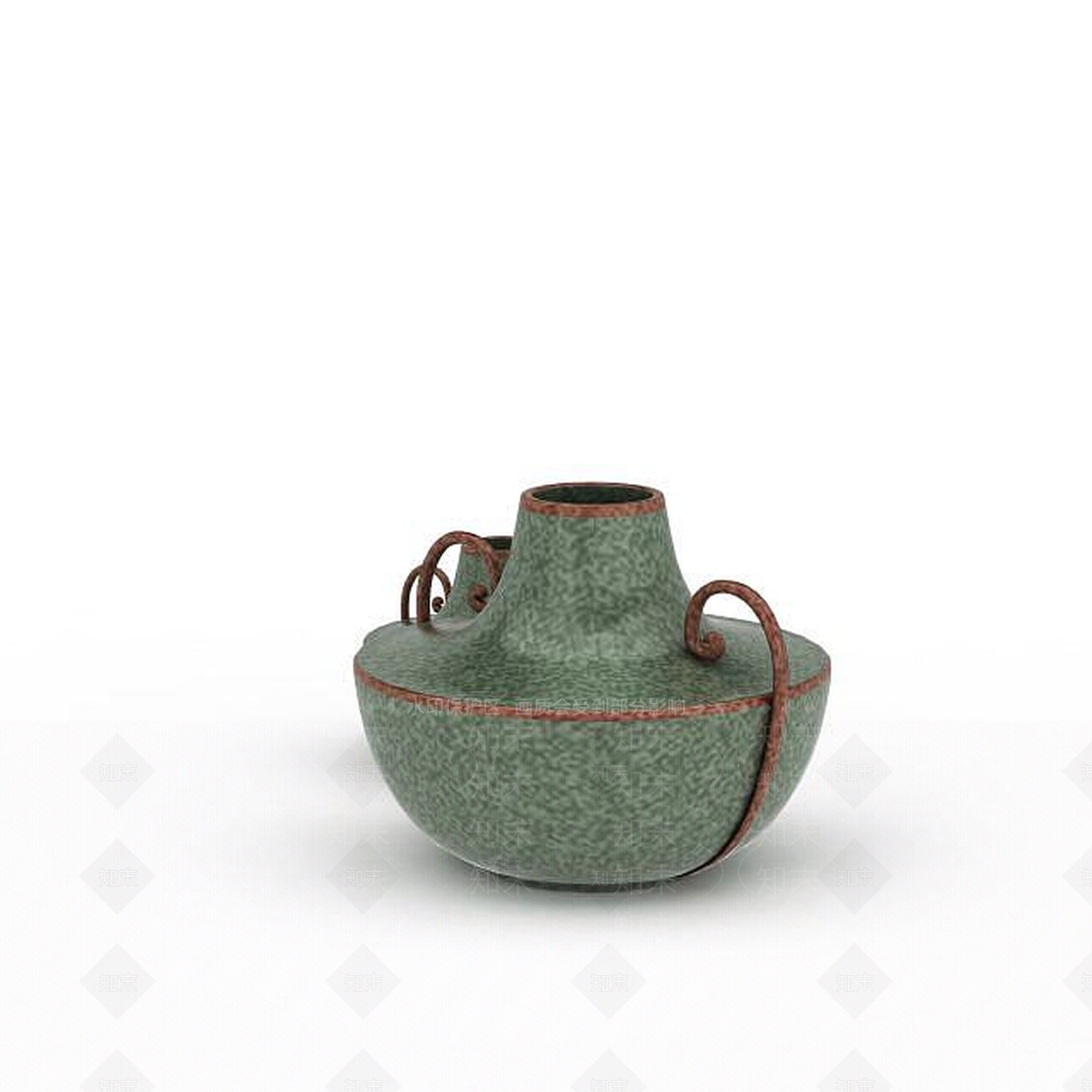 现代陶瓷装饰品3D模型下载【ID:1197471771】