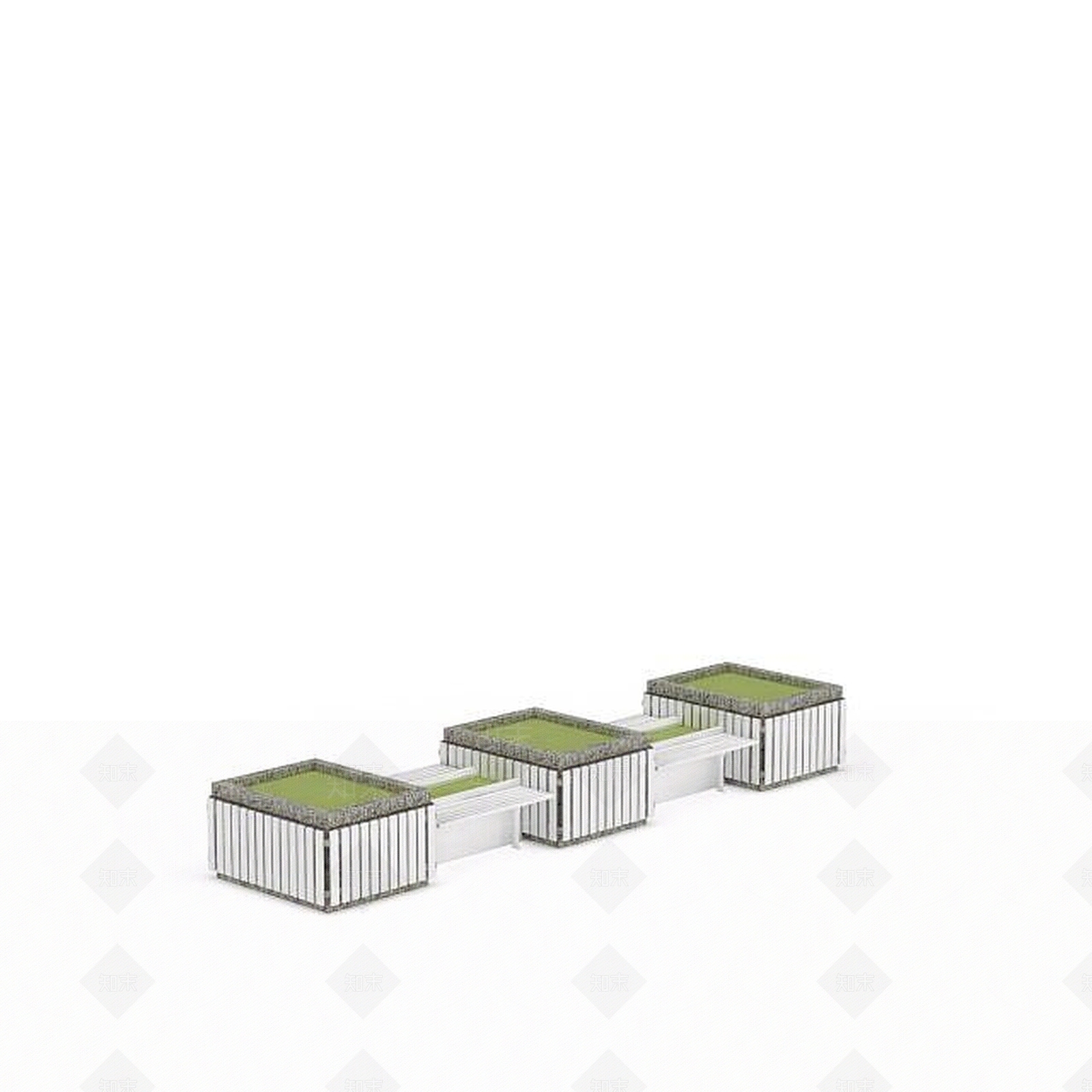 现代简约景观小品3D模型下载【ID:1197472568】