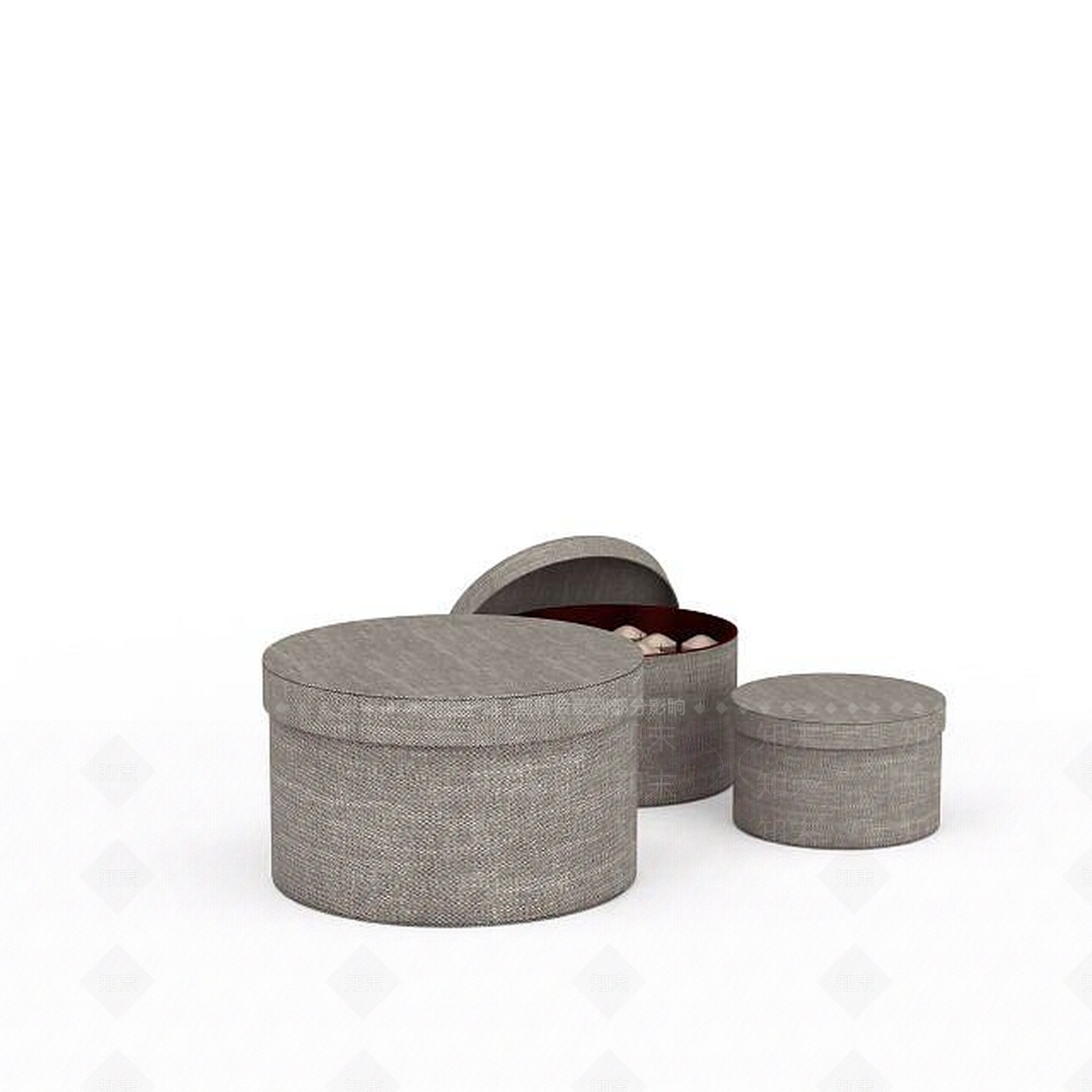现代盒子摆设品3D模型下载【ID:1197473074】